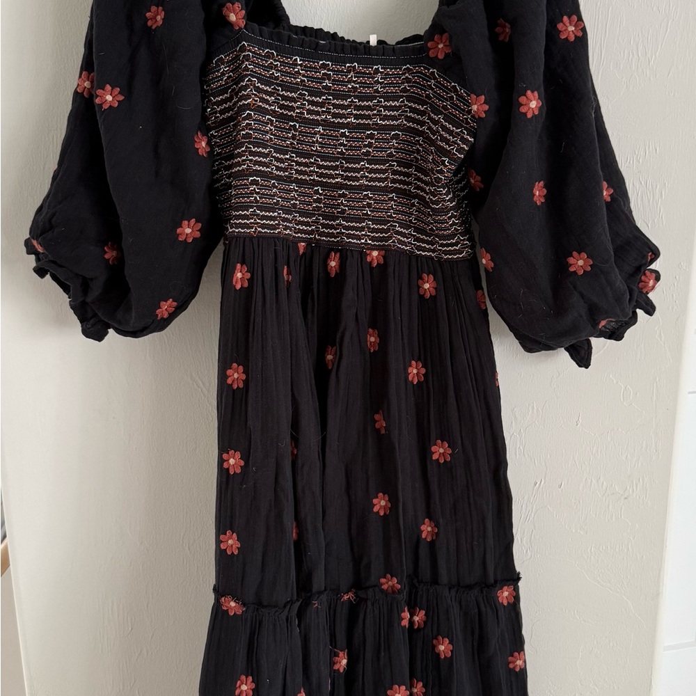 Free People Dahlia Embroidered Maxi Dress - Picture 2 of 3